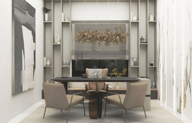 modern dining room
